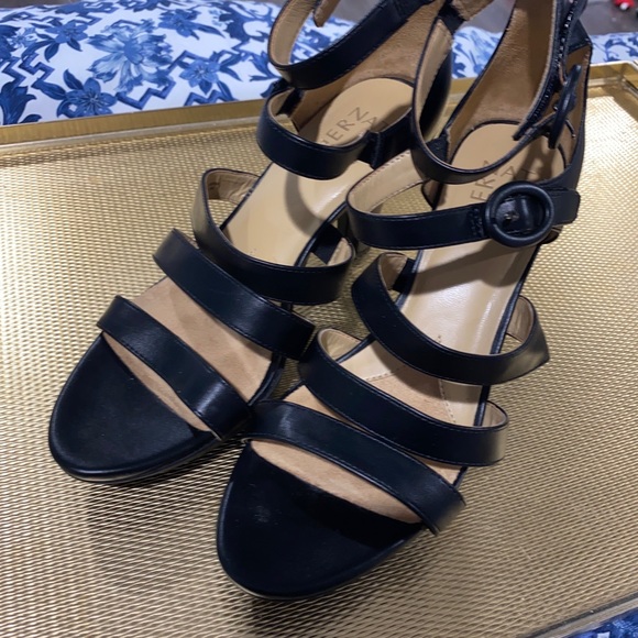 Naturalizer | Shoes | Naturalizer Dessie Black Caged Strappy Platform Heel  Shoes 8 | Poshmark